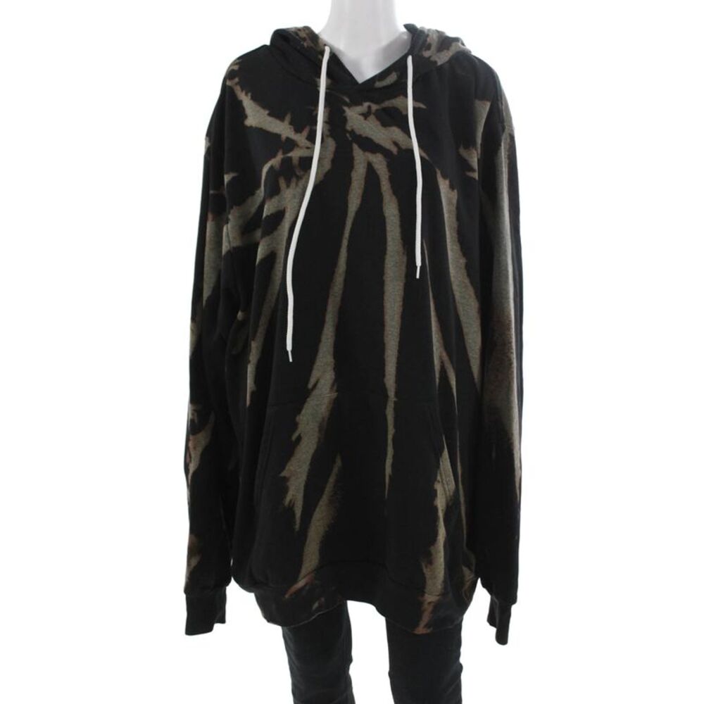 Giant Unisex Pullover Hoodie Black 60% Cotton 40% Polyester Size One Size